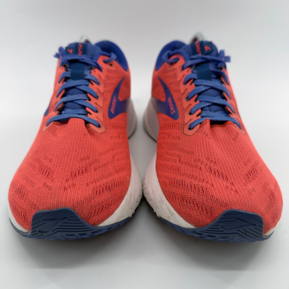 Brooks Launch 7 Running Shoes Womens 10.5 Red Blue Neutral Sneakers - Picture 2 of 6